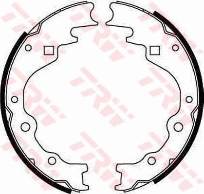 TRW GS8523 - Piduriklotside komplekt parts5.com