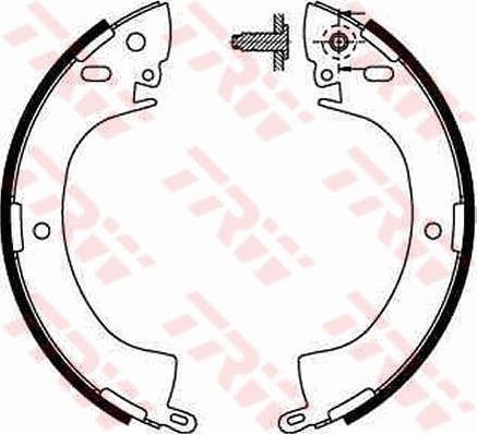 TRW GS8185 - Zestaw szczęk hamulcowych parts5.com