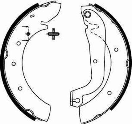 TRW GS8207 - Juego de zapatas de frenos parts5.com