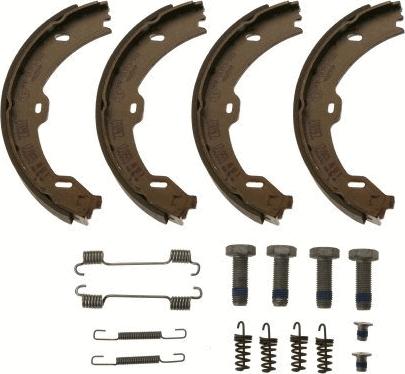 TRW GS8721 - Fékpofakészlet, rögzítőfék parts5.com