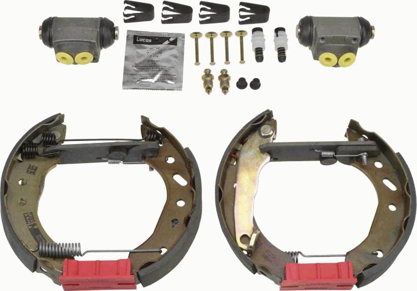 TRW GSK1657 - Brake Shoe Set parts5.com