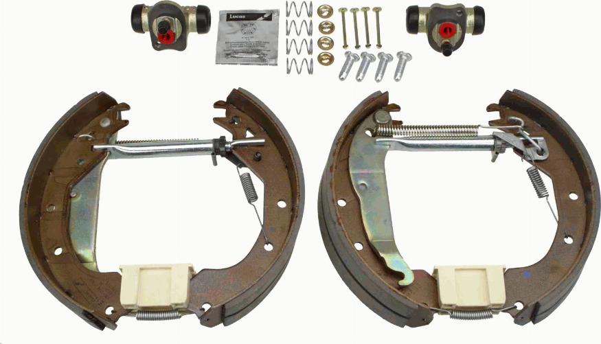 TRW GSK1613 - Fékpofakészlet parts5.com