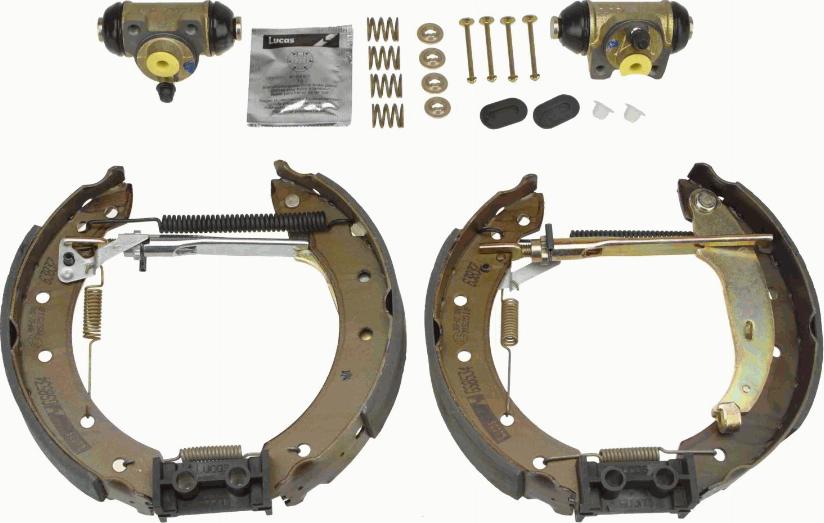 TRW GSK1058 - Bremsbackensatz parts5.com