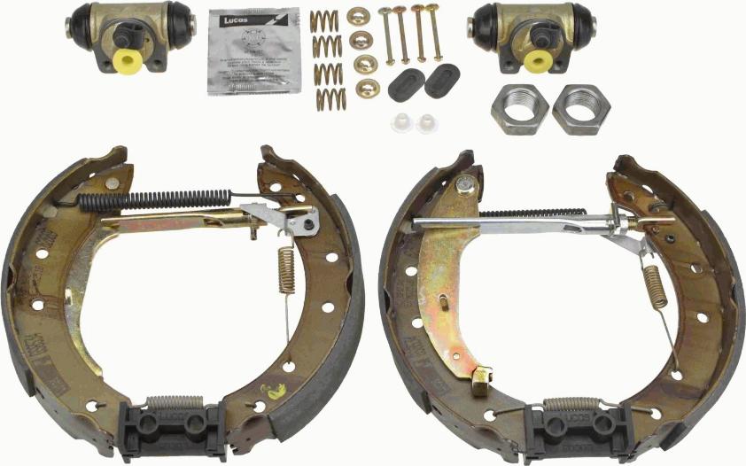 TRW GSK1138 - Jeu de mâchoires de frein parts5.com