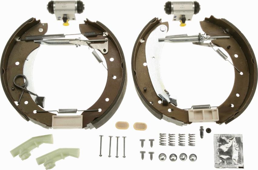 TRW GSK1262 - Zestaw szczęk hamulcowych parts5.com