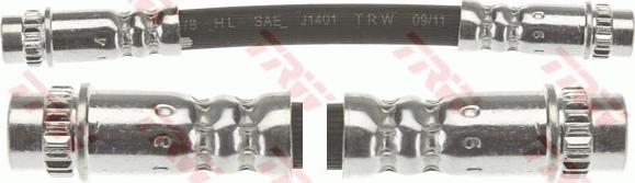 TRW PHA599 - Zavorna cev parts5.com