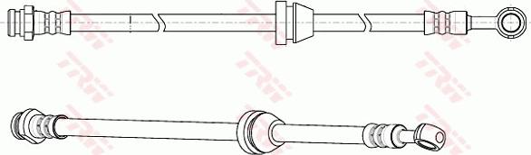 TRW PHD947 - Brake Hose parts5.com