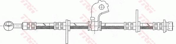 TRW PHD317 - Furtun frana parts5.com