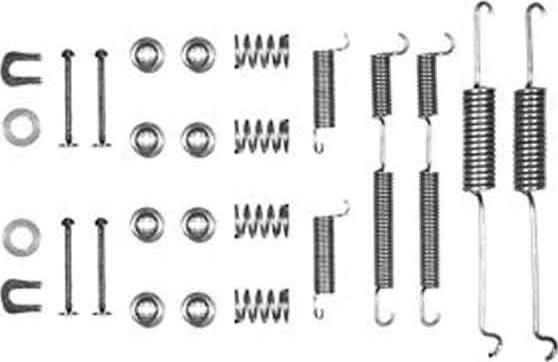 TRW SFK11 - Sada příslušenství, brzdové čelisti parts5.com