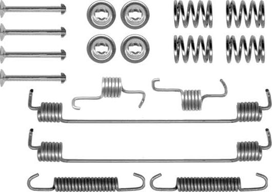 TRW SFK343 - Zubehörsatz, Bremsbacken parts5.com