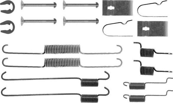 TRW SFK352 - Juego de accesorios, zapatas de freno parts5.com