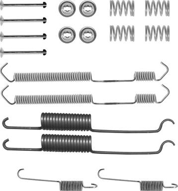 TRW SFK256 - Accessory Kit, brake shoes parts5.com