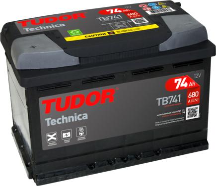 Tudor TB741 - Starter Battery parts5.com