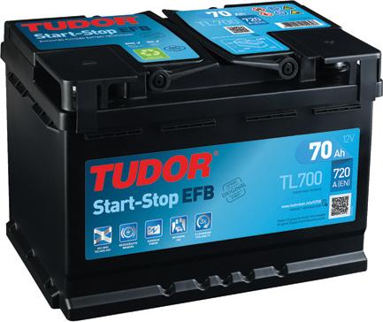 Tudor TL700 - Batería de arranque parts5.com