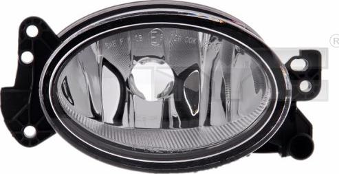 TYC 19-0635-01-9 - Fog Light parts5.com