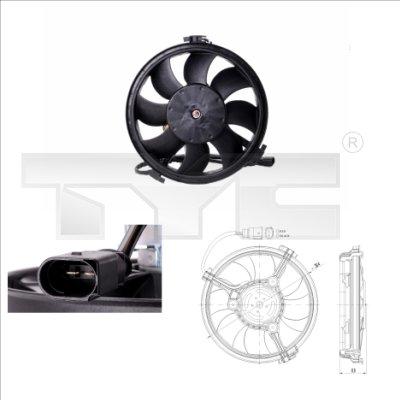 TYC 802-0002 - Fan, motor soğutması parts5.com