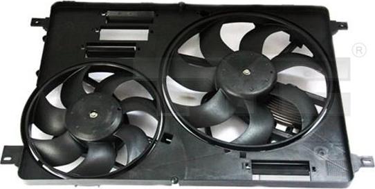 TYC 838-0009 - Fan, radiator parts5.com