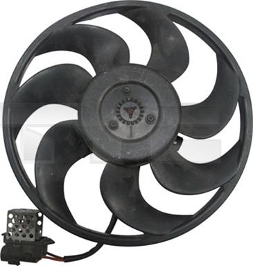 TYC 825-0024 - Fan, radiator parts5.com