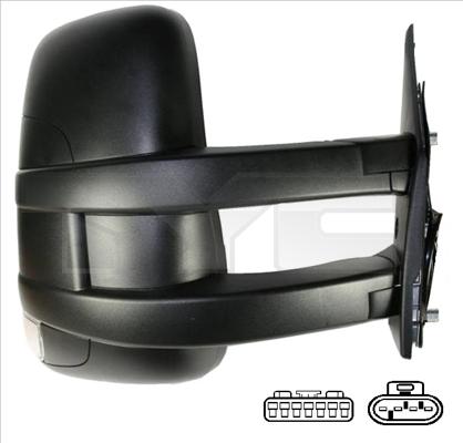 TYC 315-0020 - Retrovisor exterior parts5.com