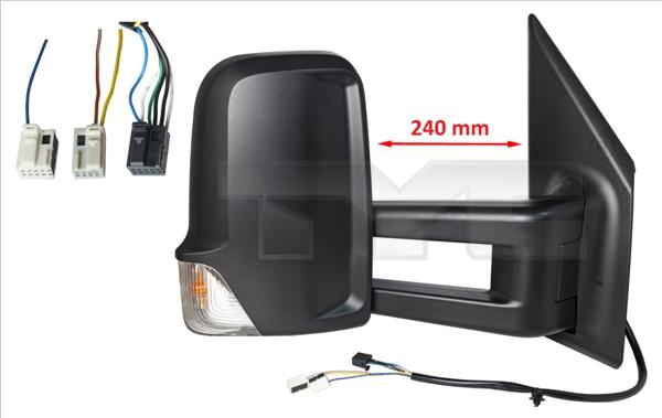 TYC 321-0172 - Retrovisor exterior parts5.com