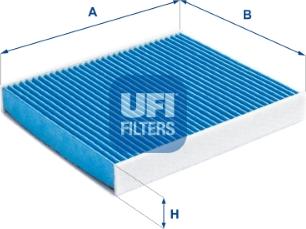 UFI 34.199.00 - Filtar, zrak unutarnjeg prostora parts5.com