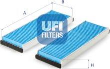 UFI 34.153.00 - Filtro, aire habitáculo parts5.com