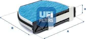 UFI 34.163.00 - Filtru, aer habitaclu parts5.com