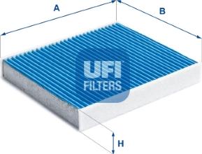 UFI 34.136.00 - Filtro, aire habitáculo parts5.com