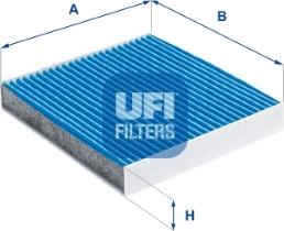 UFI 34.266.00 - Филтър купе (поленов филтър) parts5.com