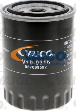 VAICO V10-0316 - Filtr oleju parts5.com