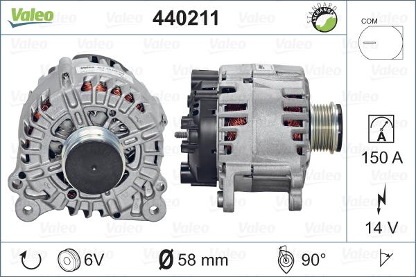 Valeo 440211 - Alternator parts5.com