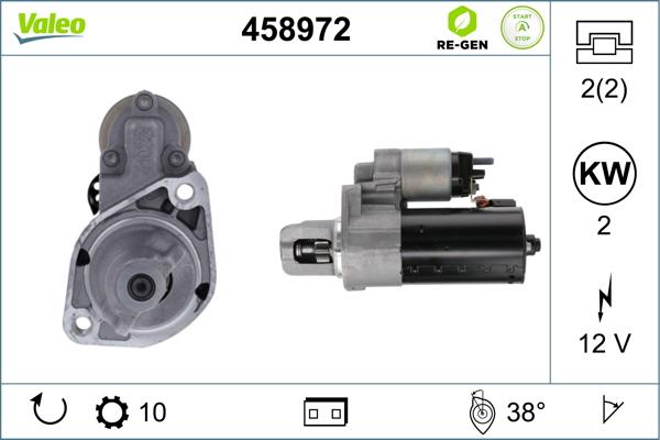 Valeo 458972 - Starter parts5.com