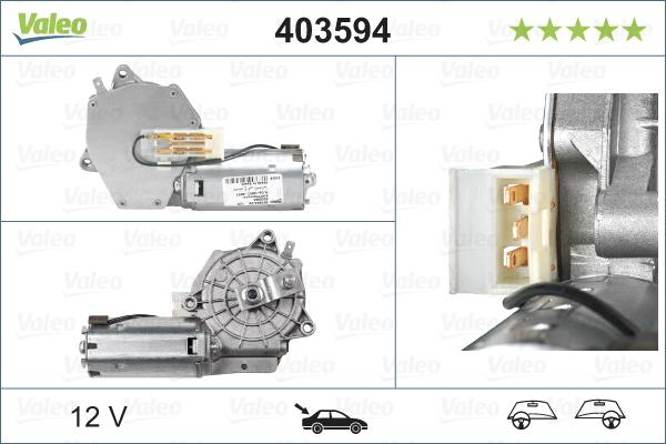 Valeo 403594 - Wiper Motor parts5.com