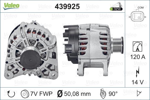 Valeo 439925 - Alternator parts5.com