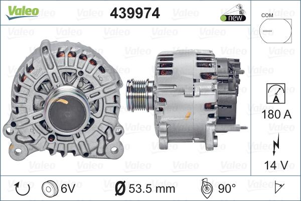 Valeo 439974 - Alternator parts5.com