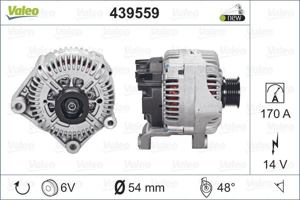 Valeo 439559 - Γεννήτρια parts5.com