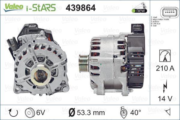 Valeo 439864 - Alternador arrancador parts5.com