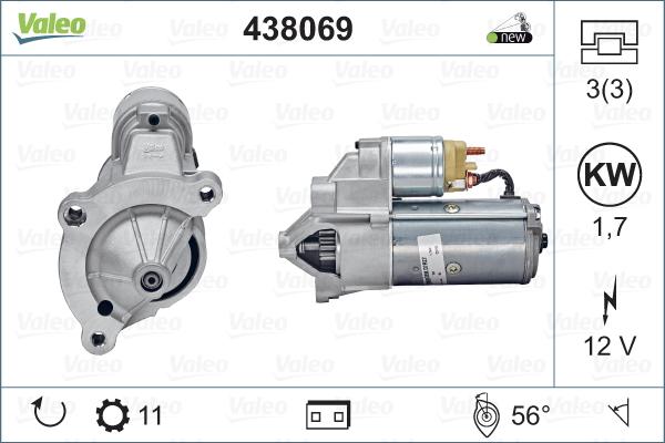 Valeo 438069 - Starter parts5.com