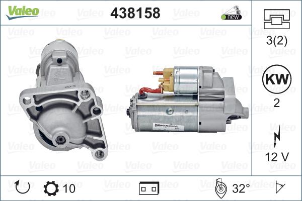 Valeo 438158 - Uputnik parts5.com