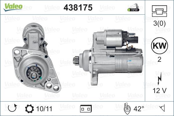 Valeo 438175 - Starter parts5.com