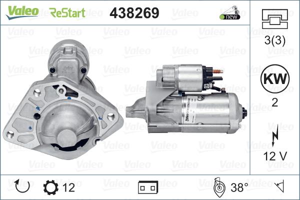 Valeo 438269 - Uputnik parts5.com