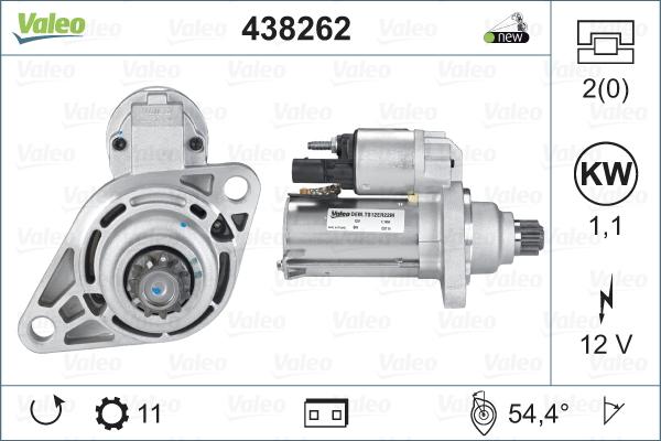 Valeo 438262 - Starter parts5.com