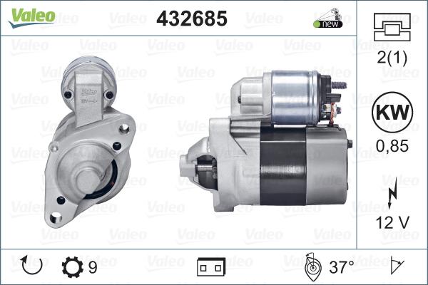 Valeo 432685 - Μίζα parts5.com