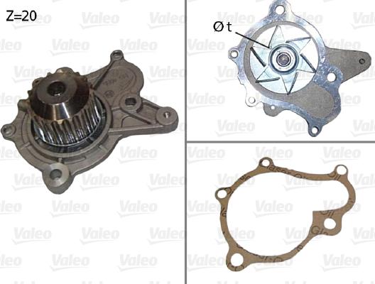 Valeo 506922 - Водяной насос parts5.com