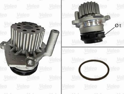 Valeo 506974 - Αντλία νερού parts5.com