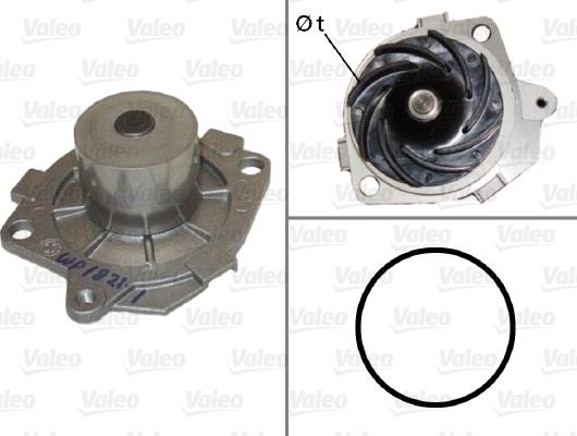 Valeo 506590 - Αντλία νερού parts5.com