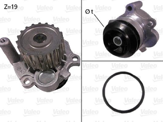 Valeo 506533 - Pompa apa parts5.com