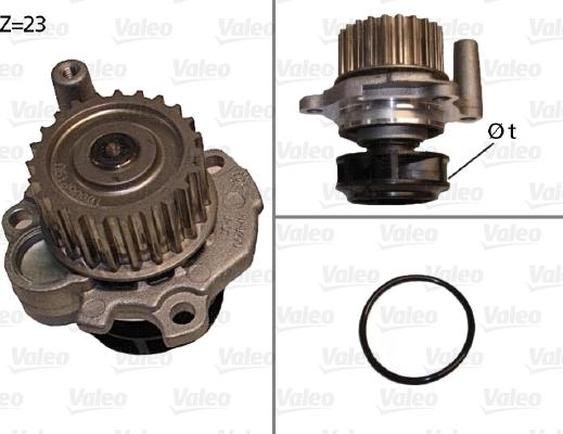 Valeo 506532 - Su pompası parts5.com