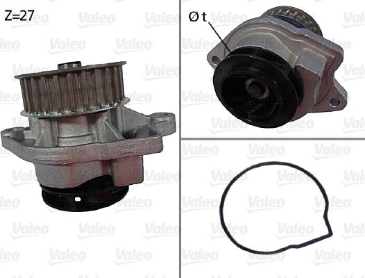 Valeo 506577 - Wasserpumpe parts5.com