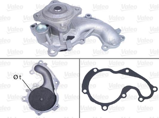 Valeo 506641 - Vesipumppu parts5.com